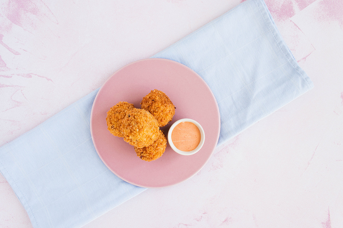 Arancini - skønne og lækre risottokugler - en skøn snack